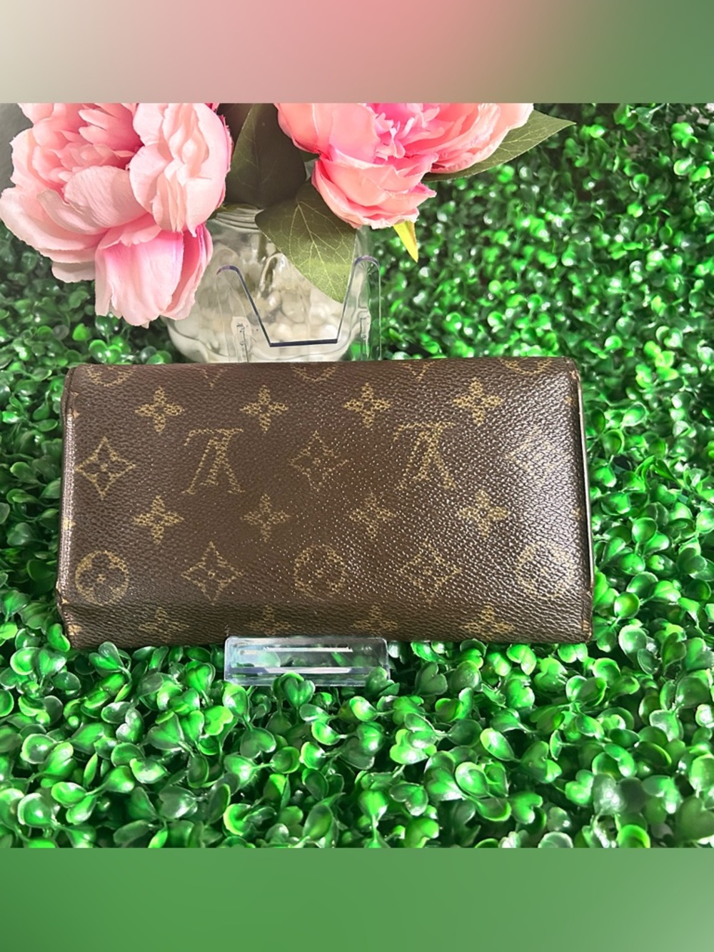 Vintage Louis Vuitton Monogram Long Wallet w/ Pen Loop - Picture 2 of 13